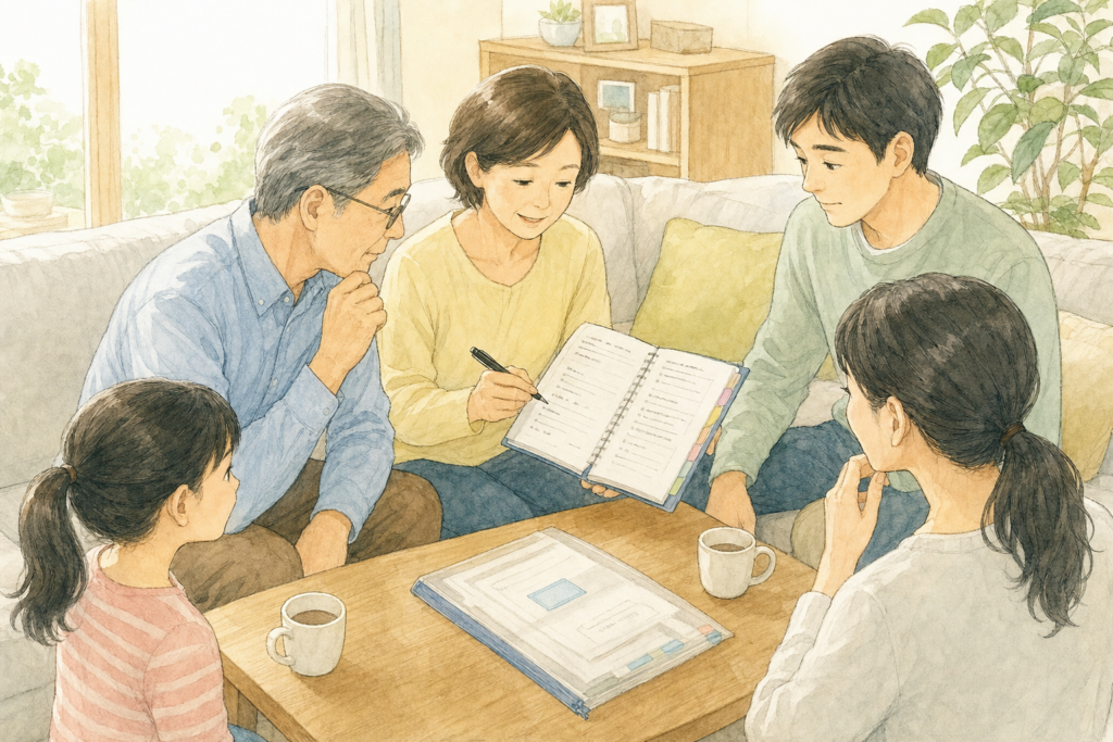 判断能力が低下する前に家族で共有したい連絡先｜埼玉県の生前対策