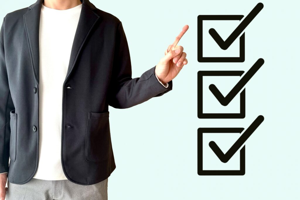 ポイントを抑える必要性を表している