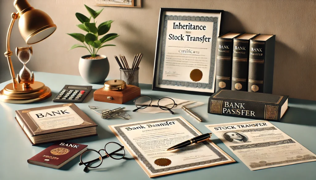 株式や有価証券等の解約