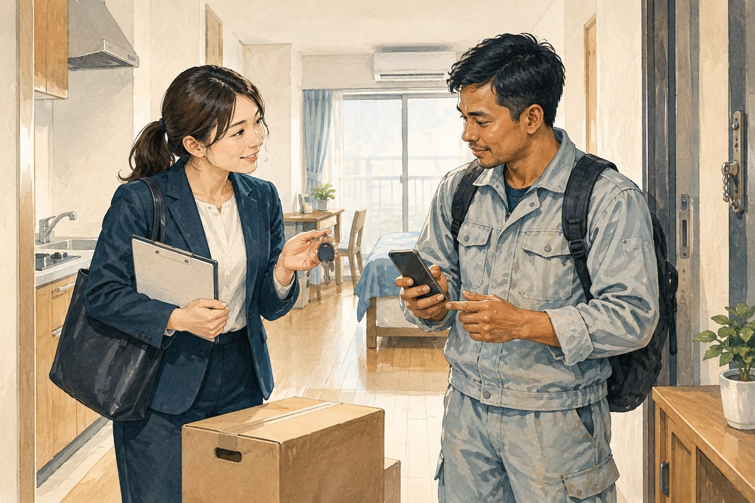 住居と生活開始を支援するイメージ