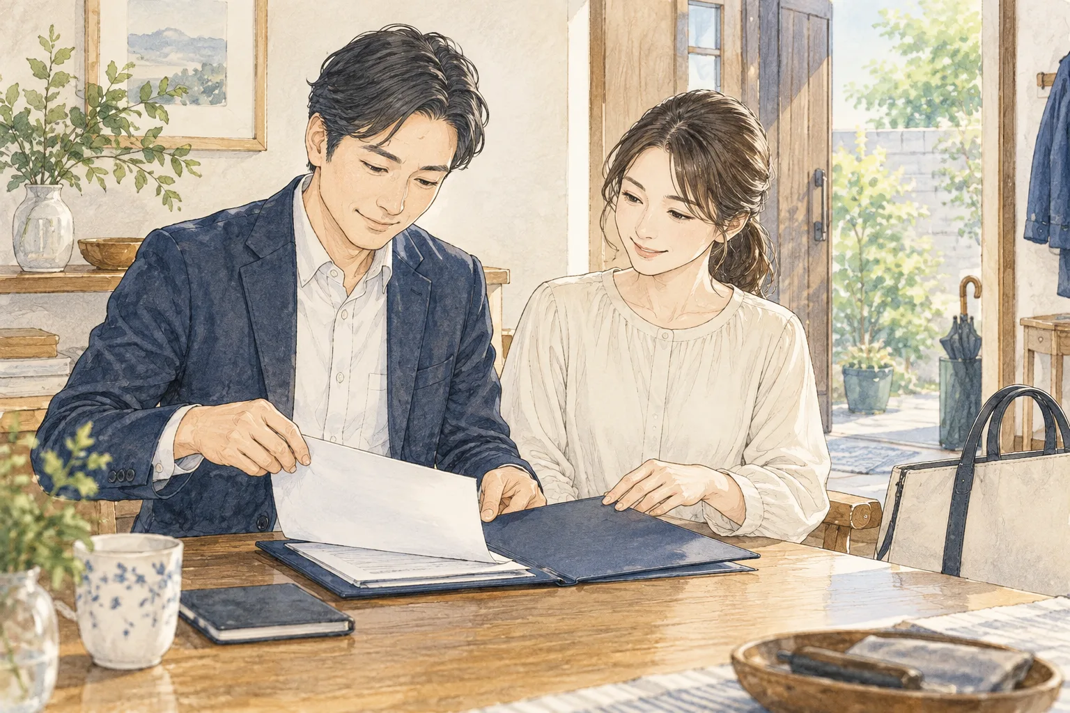 オンラインで相談を進める様子