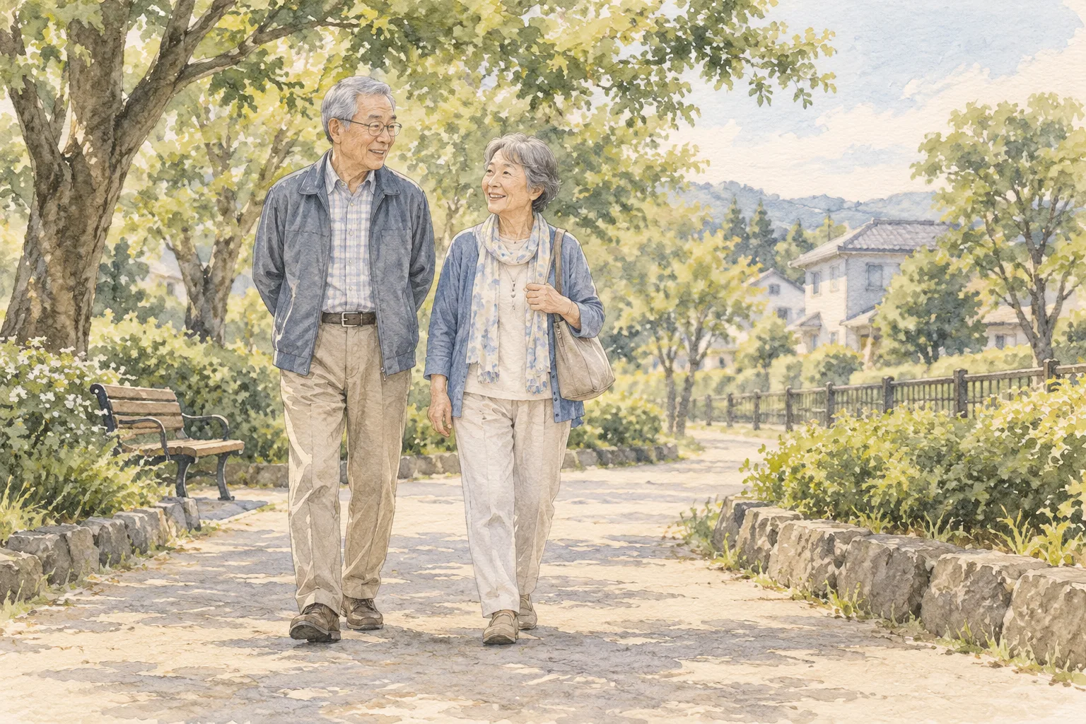 生前の備えについて確認する様子