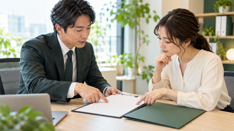 許認可申請の見積書と業務範囲を確認する相談